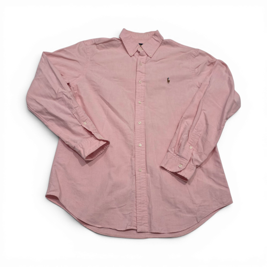 Camisa Ralph Lauren Grande L Rosa Pony Colores