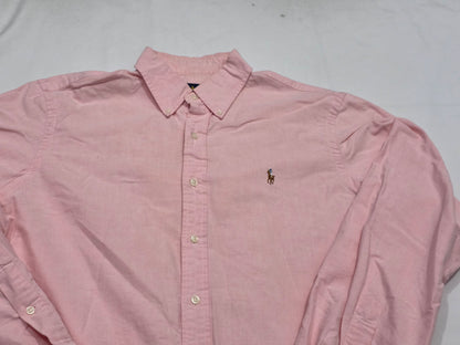 Camisa Ralph Lauren Grande L Rosa Pony Colores
