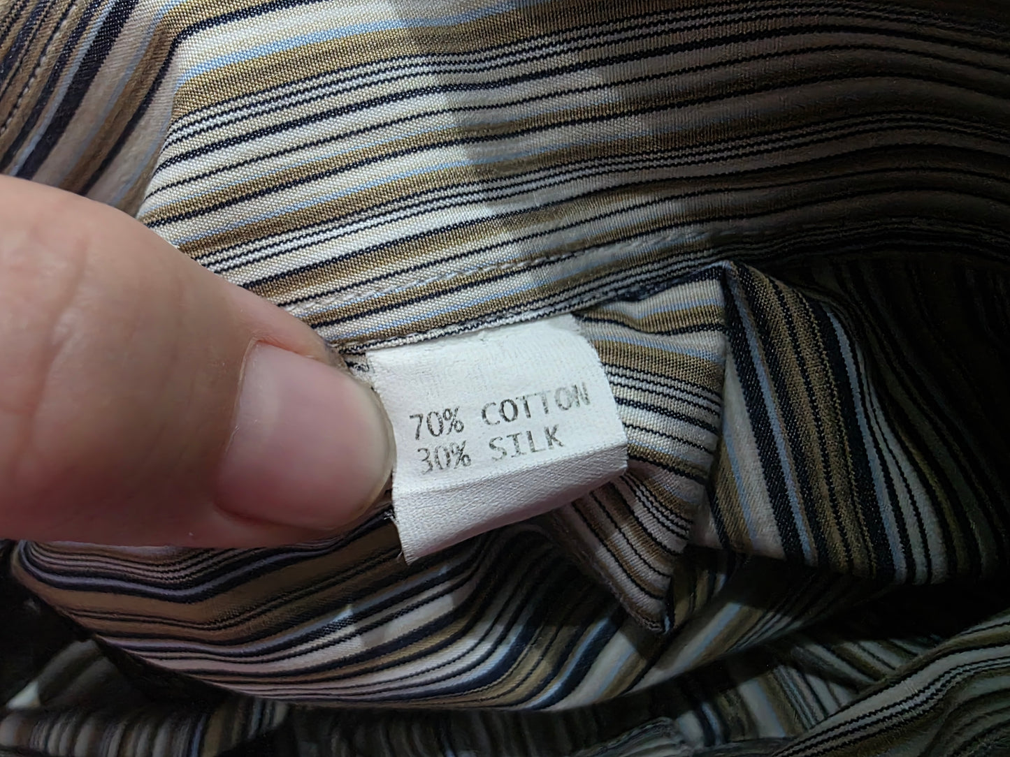 Camisa Ermenegildo Zegna Grande L Lineas Cafe