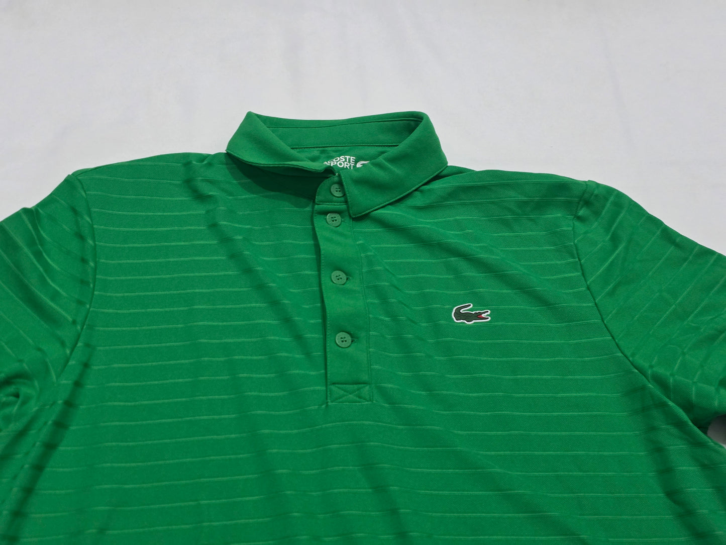 Playera Polo Lacoste Sport Grande L Fr 5 Verde