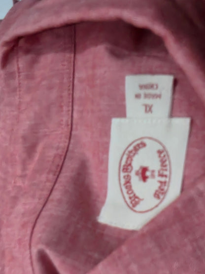 Camisa Brooks Brothers Xgrande Xl Coral Oscuro