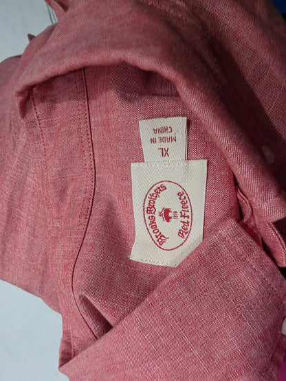 Camisa Brooks Brothers Xgrande Xl Coral Oscuro