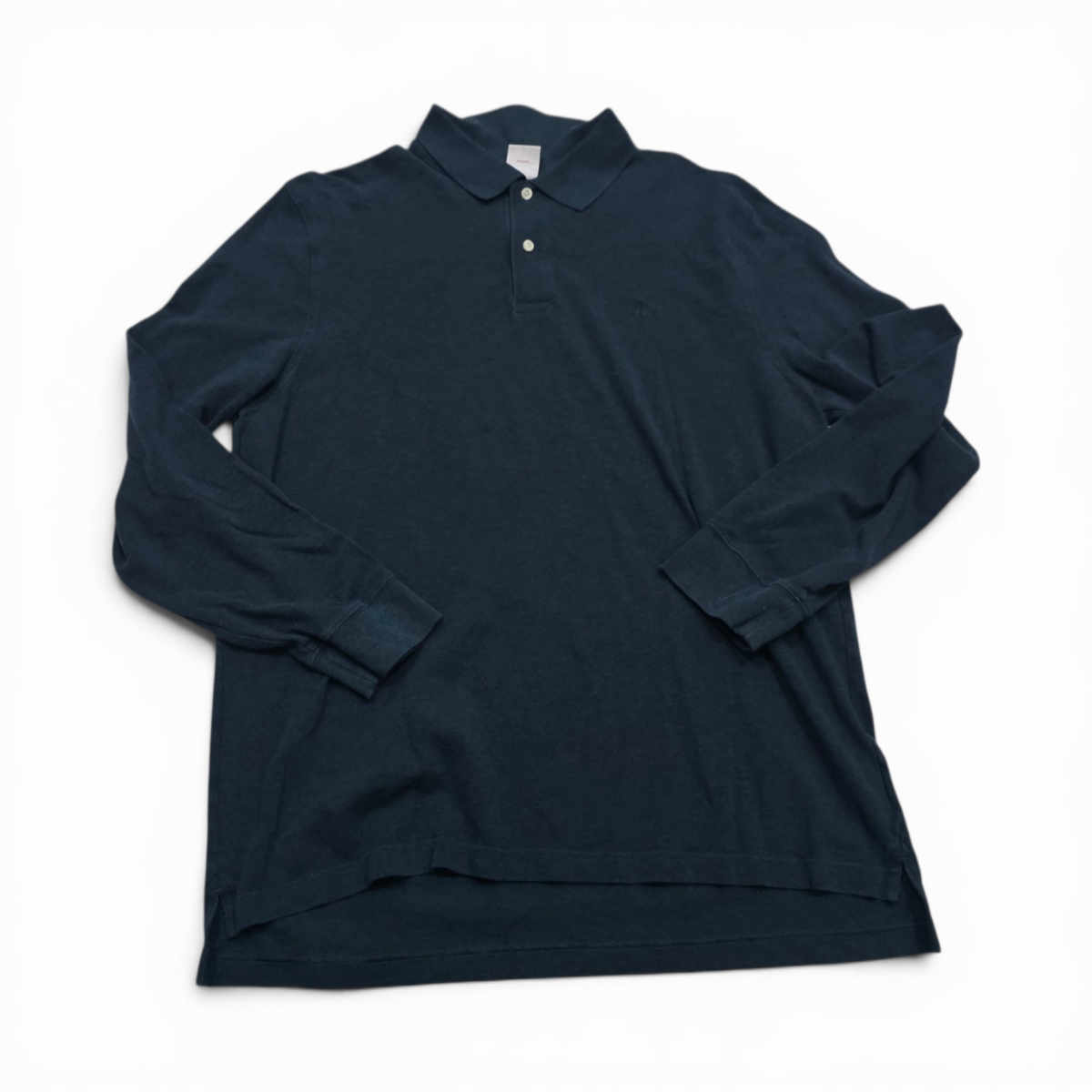 Playera Polo Manga Larga Brooks Brothers Xgrande Xl Azul
