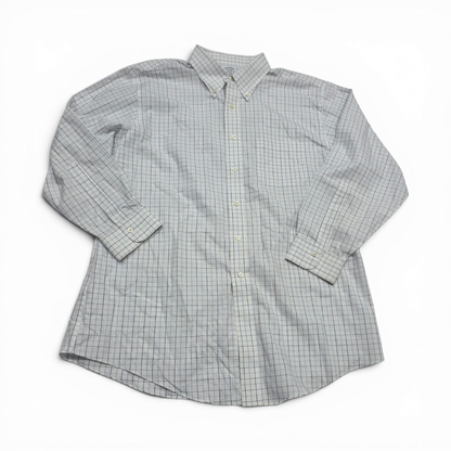 Camisa Brooks Brothers Xgrande Xl Cuadro Blanco