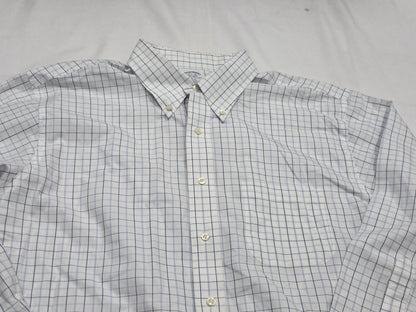 Camisa Brooks Brothers Xgrande Xl Cuadro Blanco