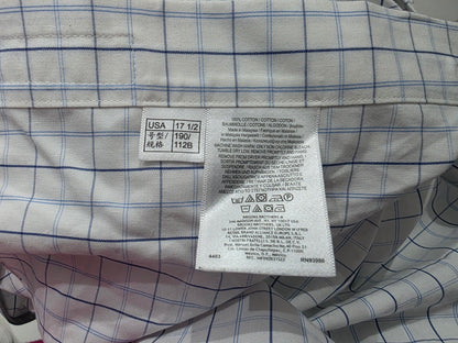Camisa Brooks Brothers Xgrande Xl Cuadro Blanco