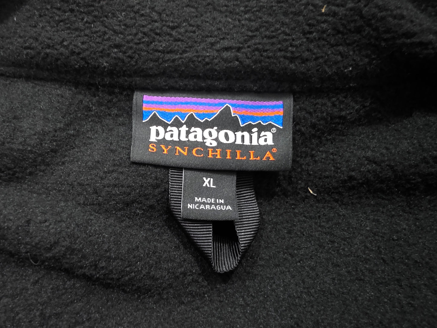 Chamarra Polar Patagonia Xgrande Xl Negro
