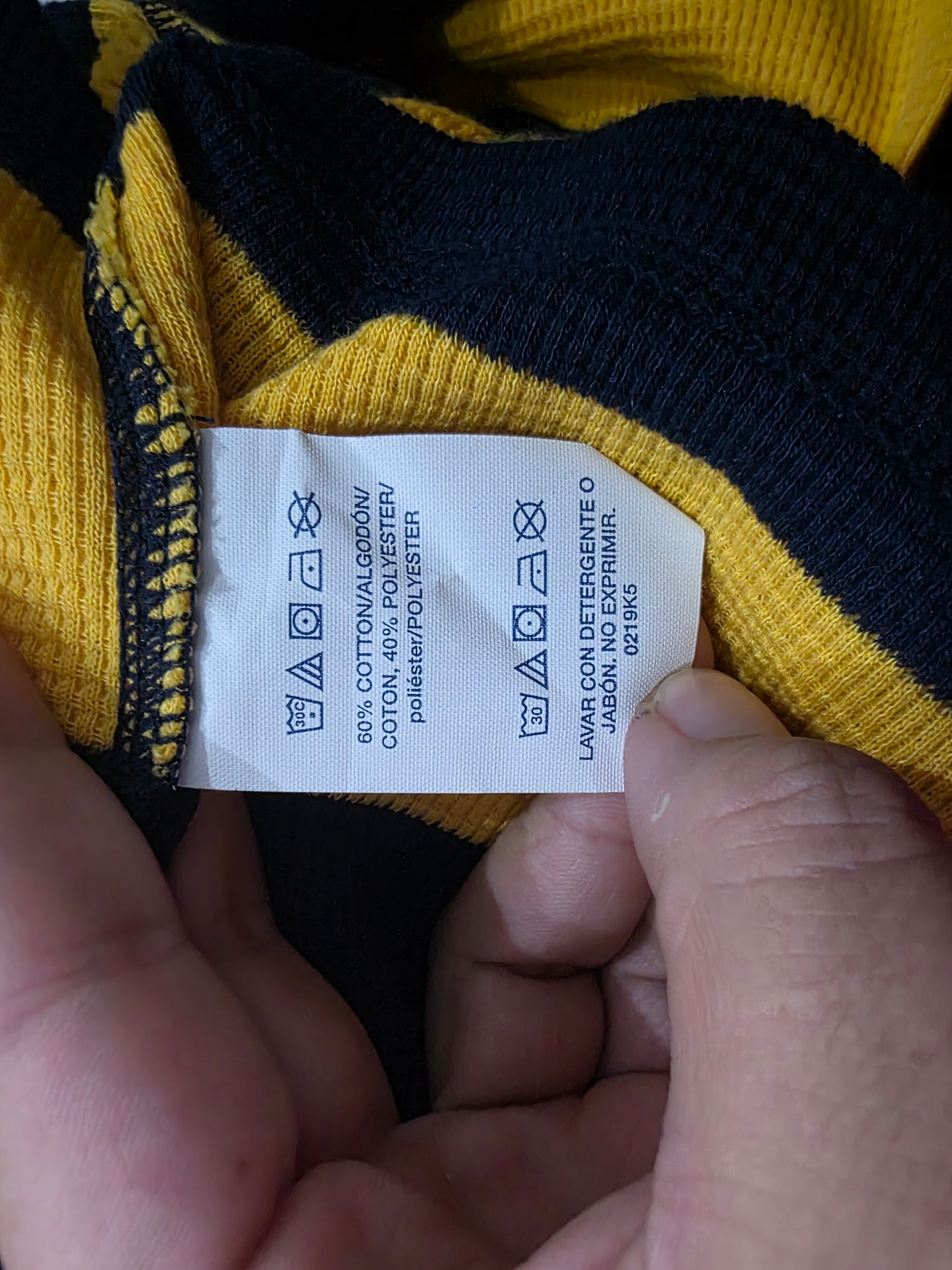 Playera Manga Larga Ralph Lauren 2xl Amarilla Y Azul