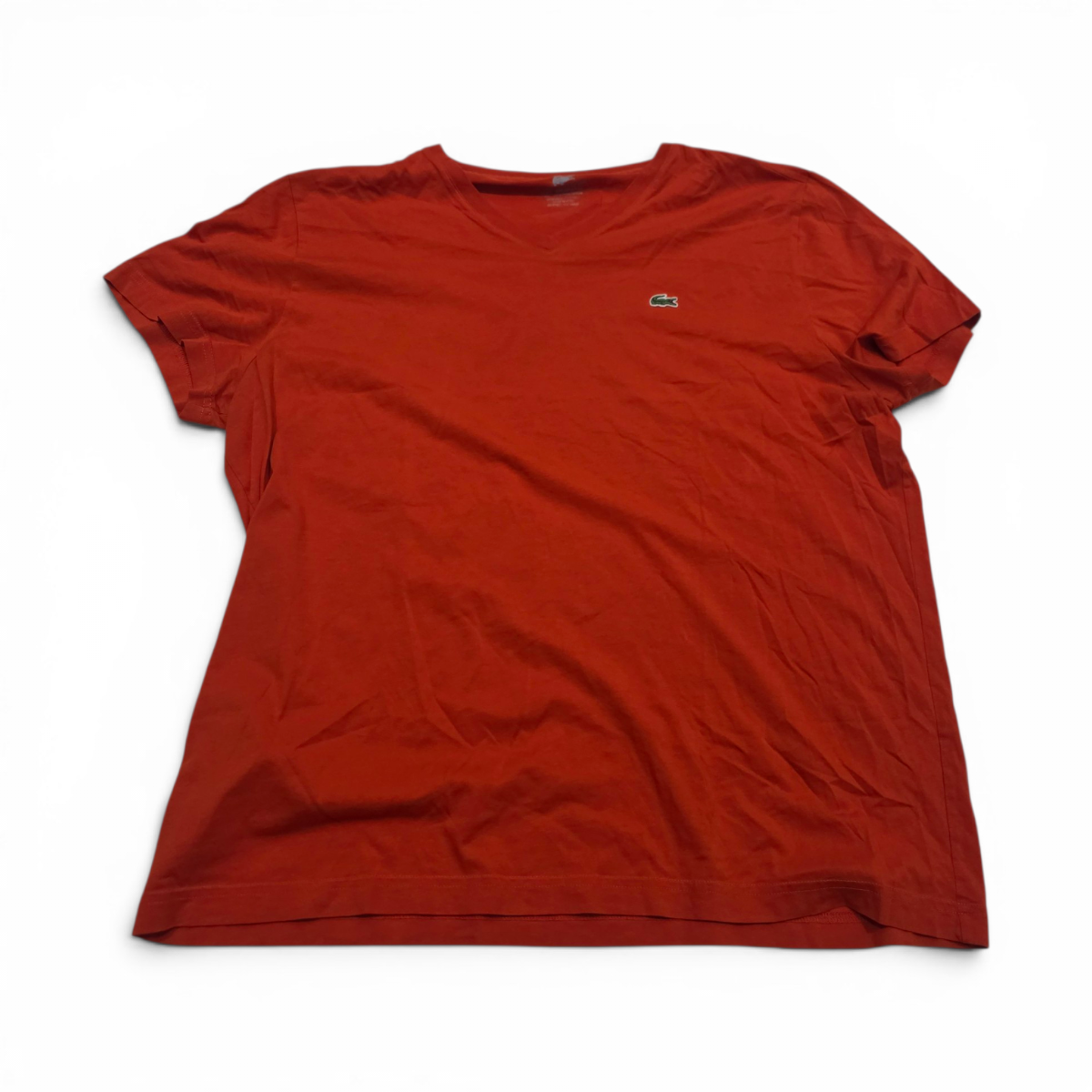 Playera Lacoste Fr7 Xxl Naranja