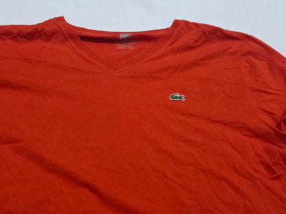 Playera Lacoste Fr7 Xxl Naranja