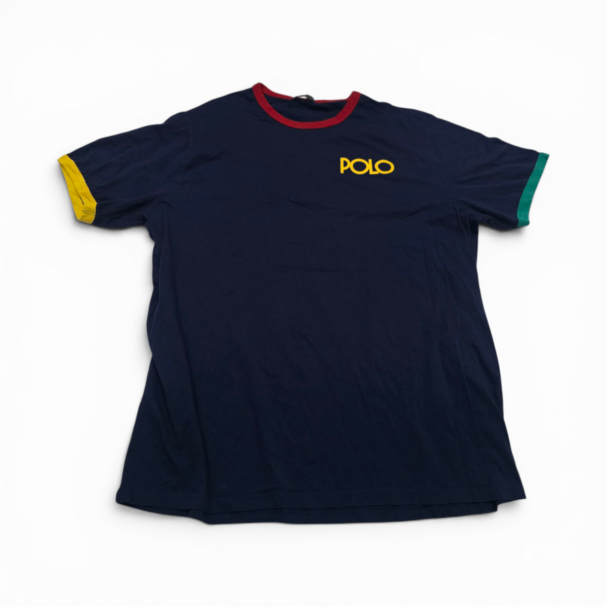 Playera Ralph Lauren Xxl Azul Letras