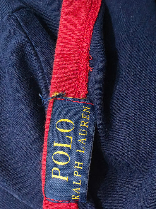 Playera Ralph Lauren Xxl Azul Letras