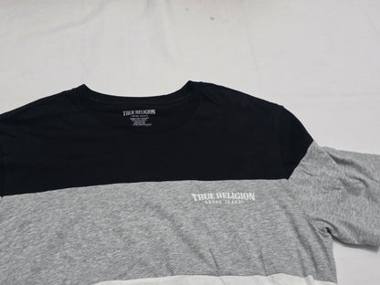 Playera True Religion 2xl Negro, Gris Y Blanco