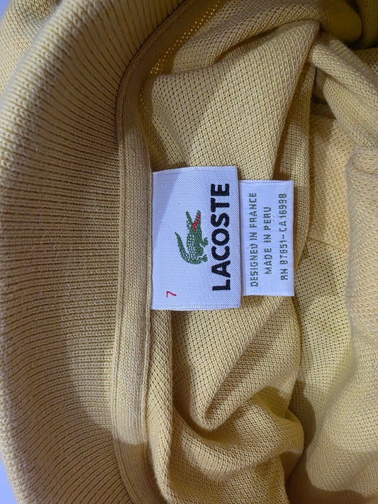 Playera Polo Lacoste Fr7 Xxl Amarillo