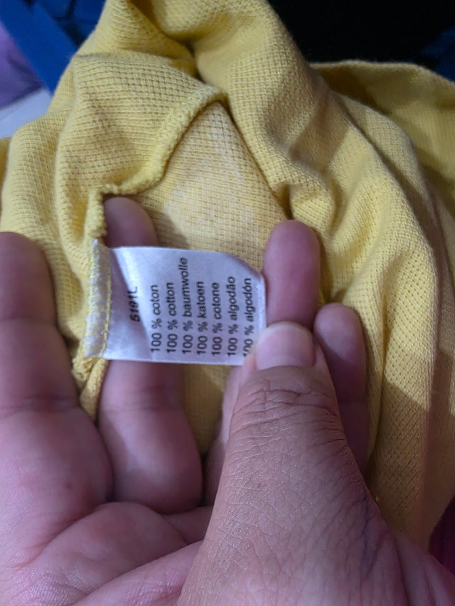 Playera Polo Lacoste Fr7 Xxl Amarillo