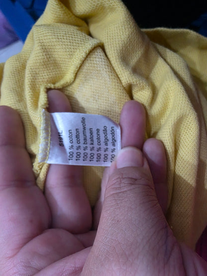 Playera Polo Lacoste Fr7 Xxl Amarillo