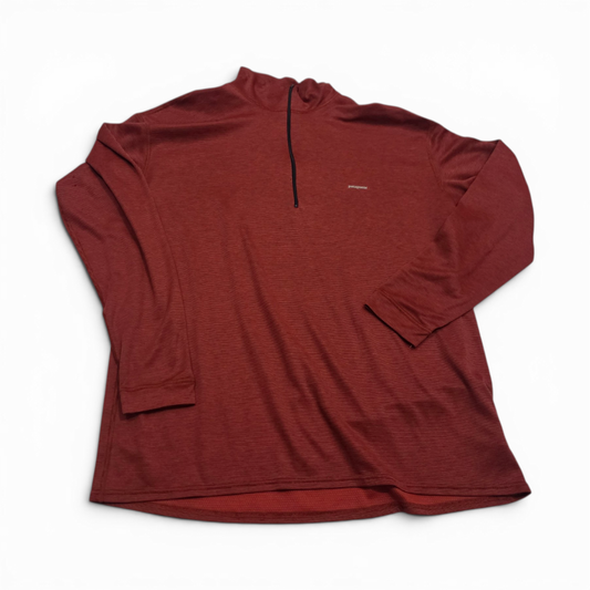 Playera Cierre Corto Capilene Patagonia Xxl Coral