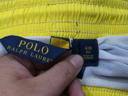 Bermuda Ralph Lauren 4xb Azul Pony Amarillo Bañador