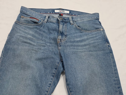 Pantalon Tommy Hifiger 31x30 Azul Claro Slimfit