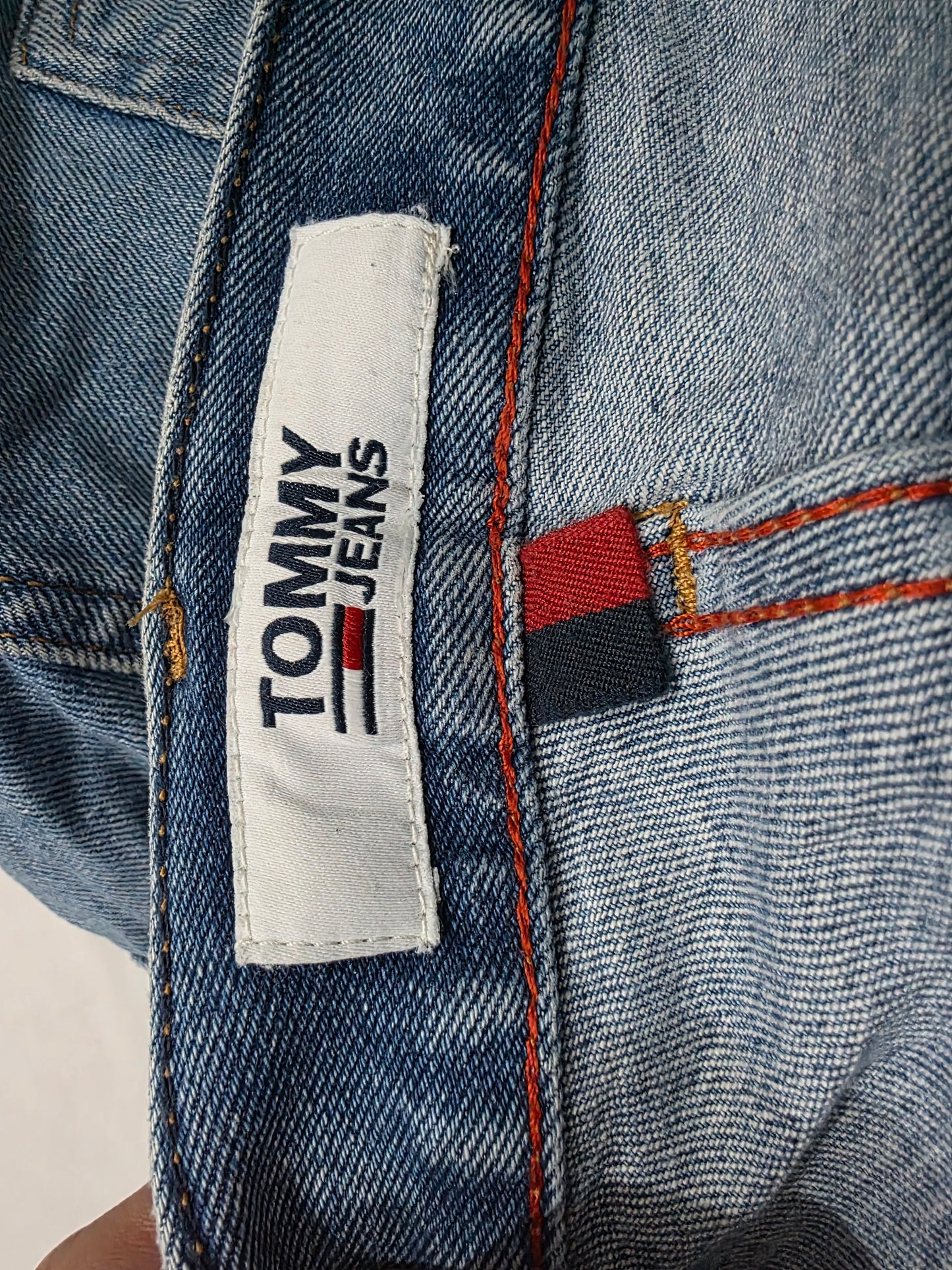 Pantalon Tommy Hifiger 31x30 Azul Claro Slimfit