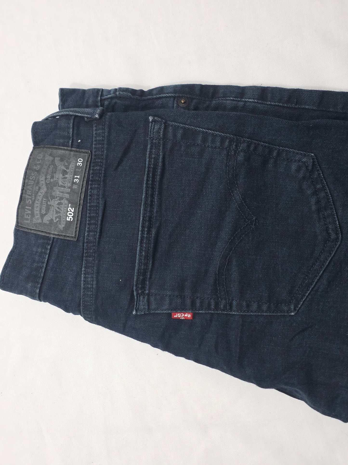 Pantalon Levis 502 31x30 Azul Marino Slimfit