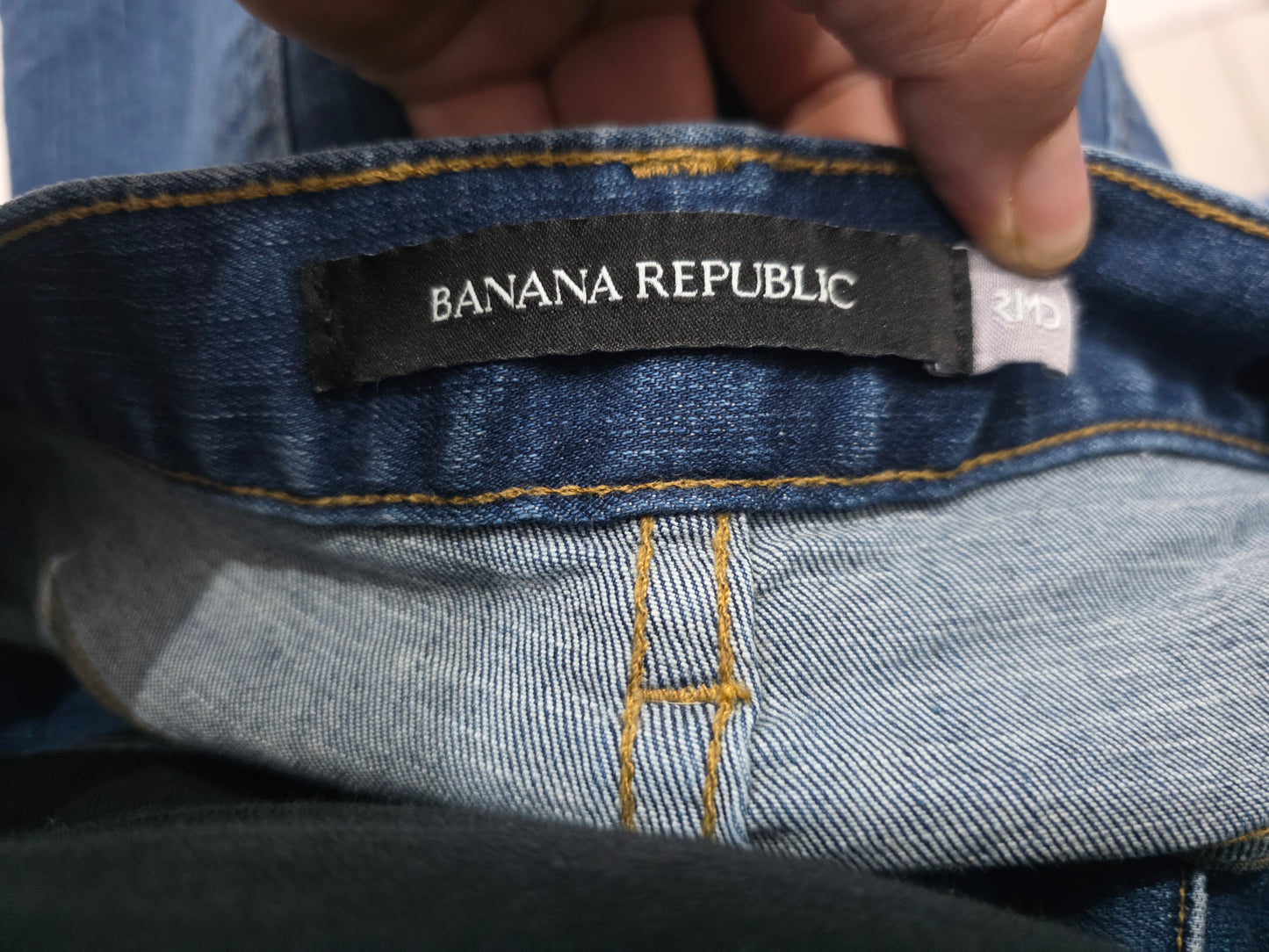 Pantalon Banana Republic 32x32 Azul Slimfit