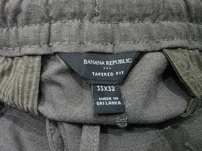 Pantalon Banana Republic 33x32 Cafe Tarered Fit