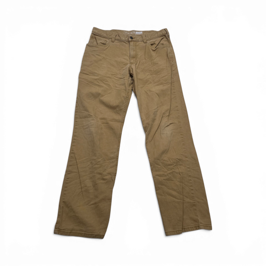 Pantalon Carhartt 34x32 Cafe Deslavado Relaxed Fit