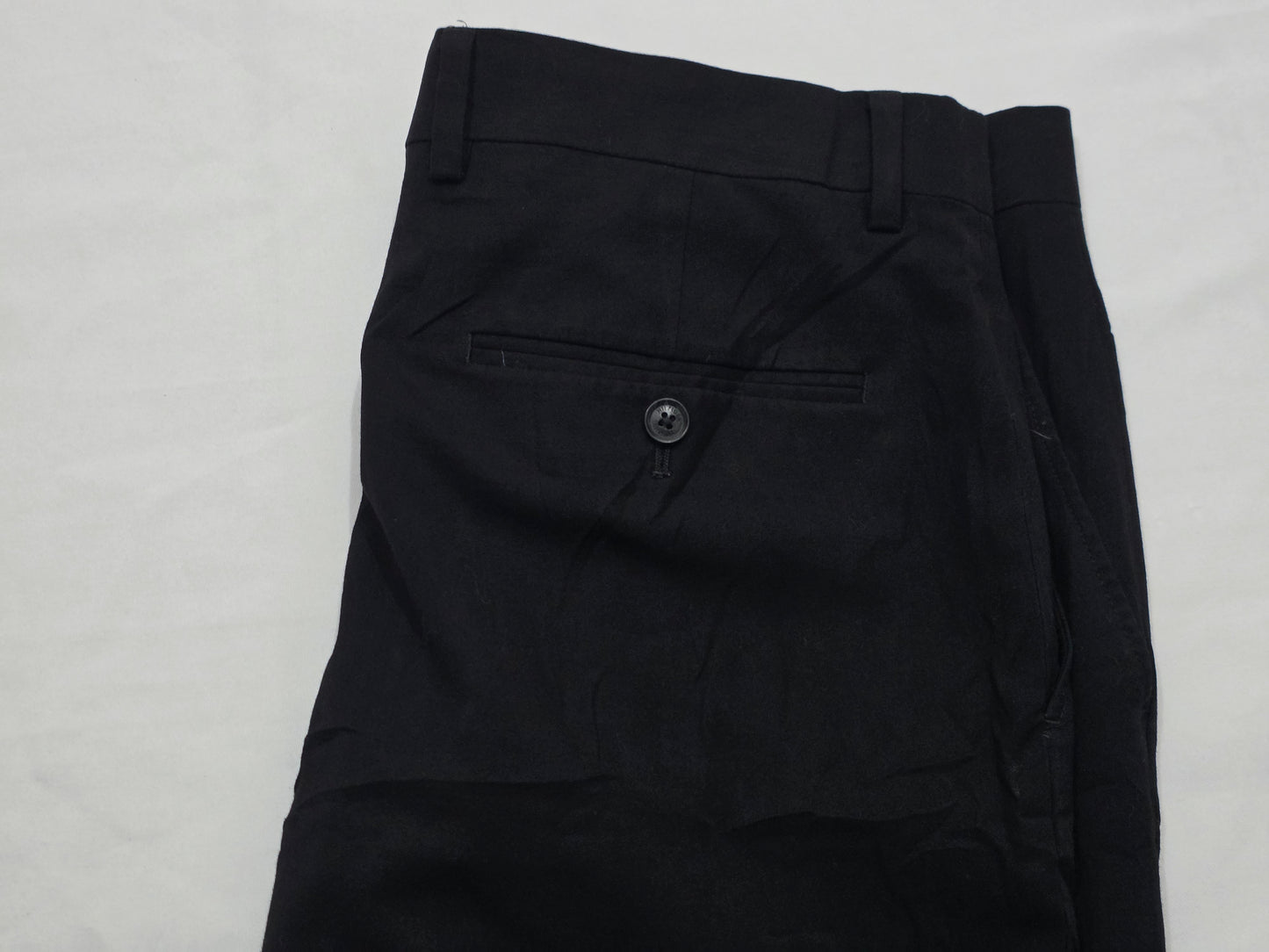 Pantalon De Vestir Tommy Hilfiger 34x32 Negro Recto