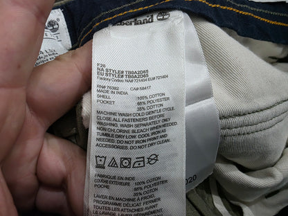 Pantalon Timberland 34x32 Verde Recto