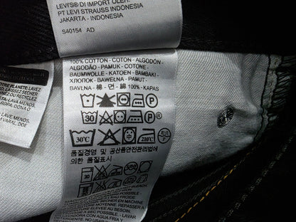 Pantalon Levis 505 34x32 Negro Recto