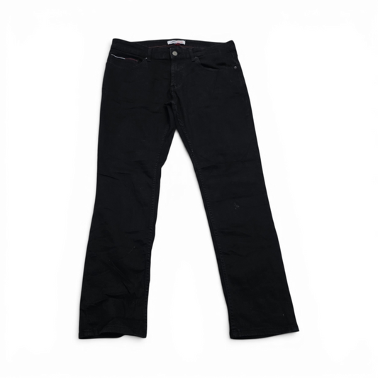 Pantalon Tommy Hilfiger 36x30 Negro Scanton Slimfit