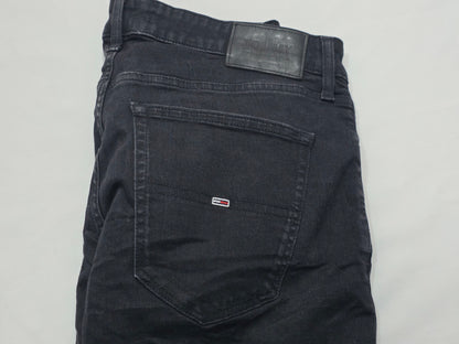 Pantalon Tommy Hilfiger 36x30 Negro Scanton Slimfit