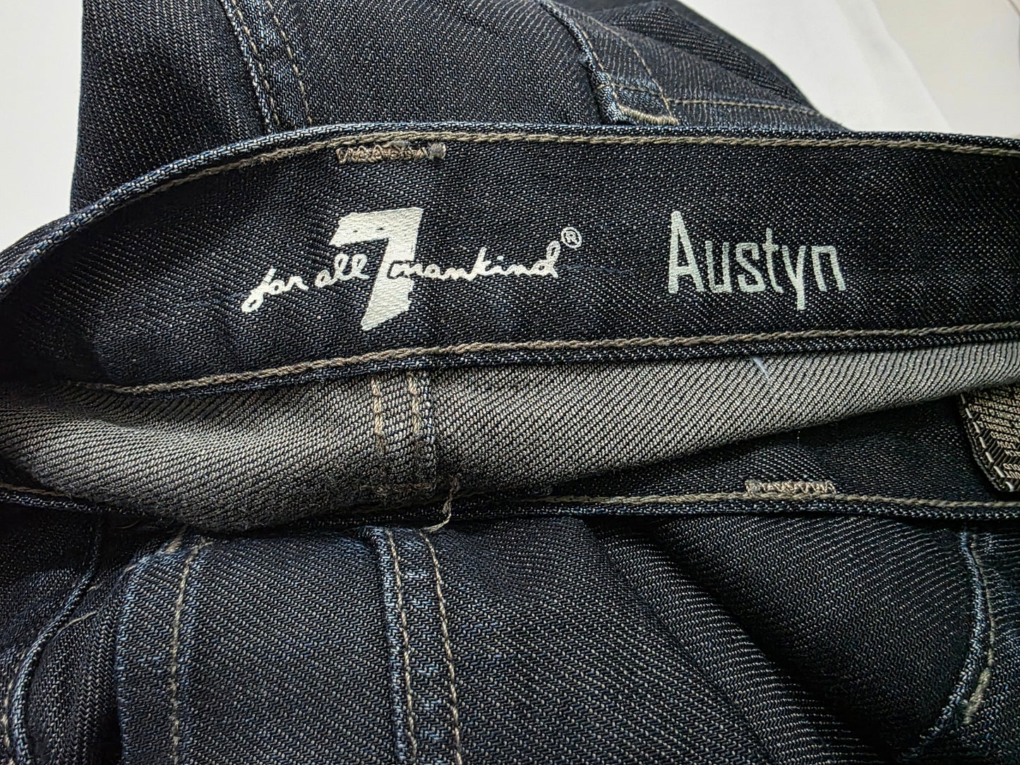 Pantalon For All Markind 7 Austyn 36 Azul