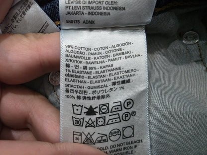 Pantalon Levis 505 38x30 Azul Marino Recto