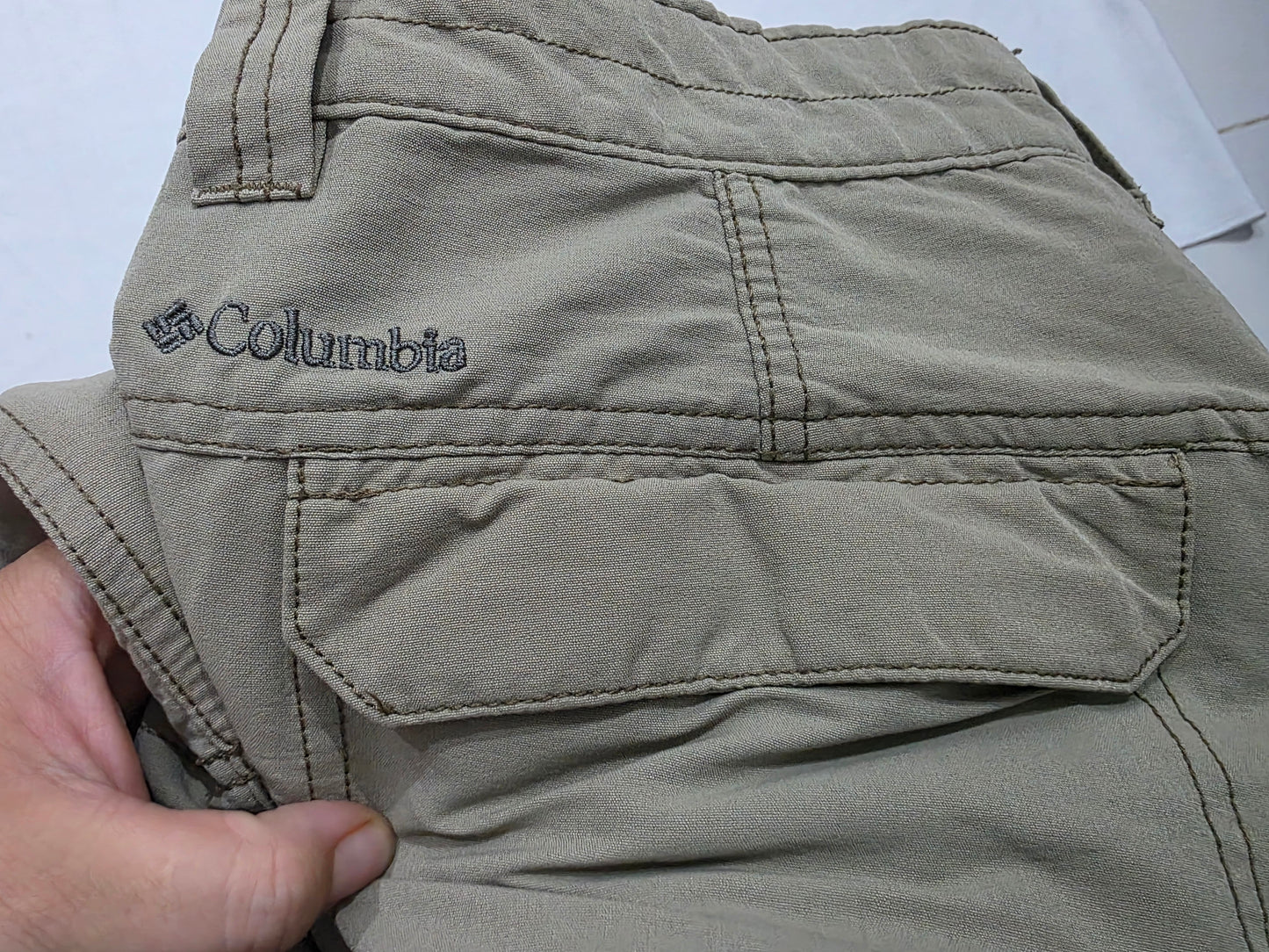 Pantalon Columbia 38x30 Caqui