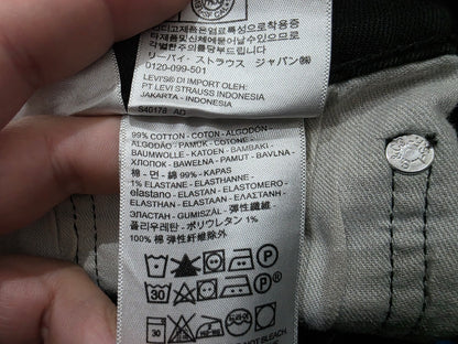 Pantalon Levis 511 38x30 Negro Slimfit
