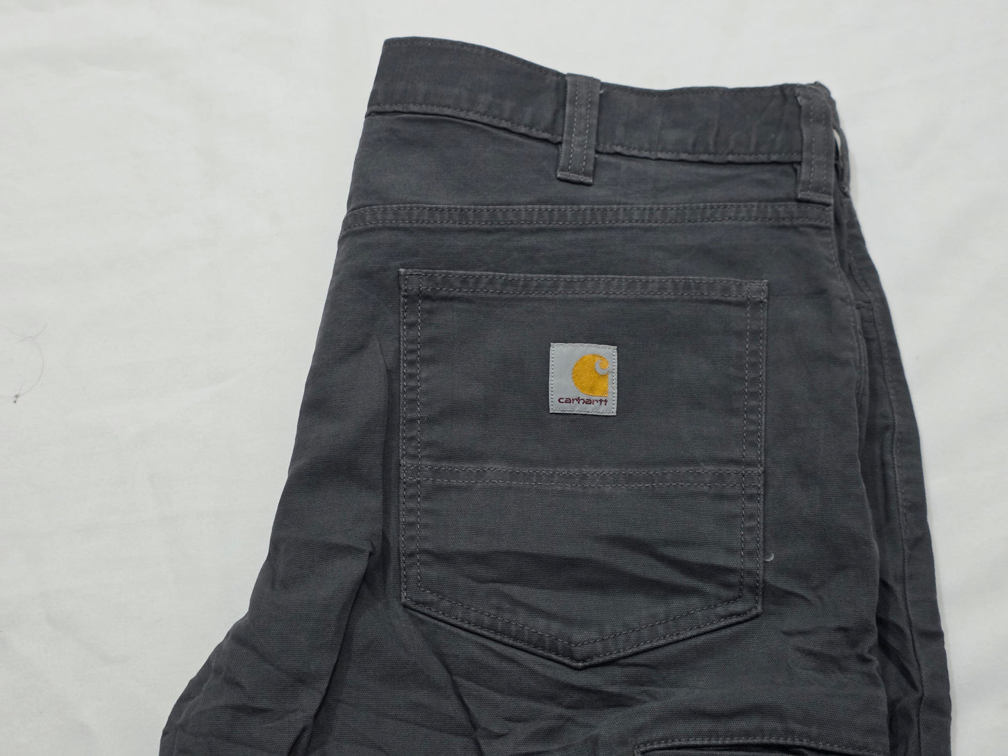Pantalon Carhartt 38x30 Gris Deslavado Relaxed Fit