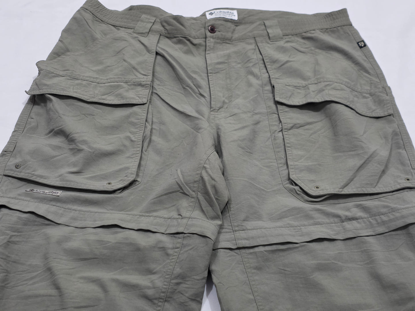 Pantalon Columbia Convertible Xgrande Xl Verde