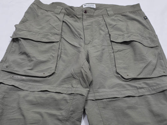 Pantalon Columbia Convertible Xgrande Xl Verde