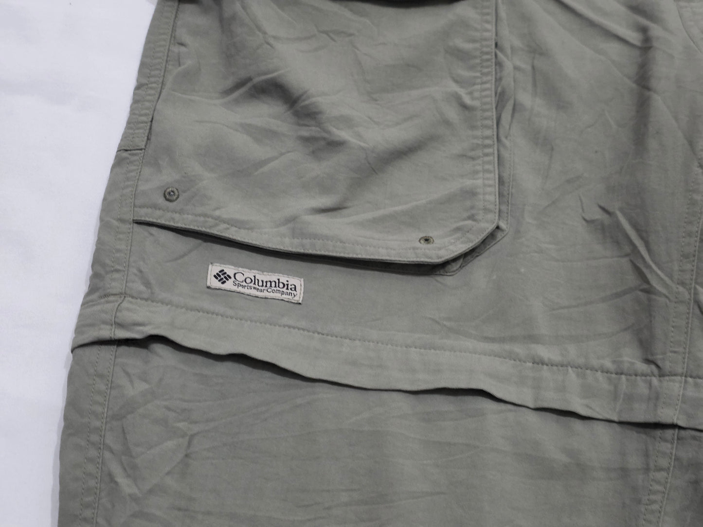 Pantalon Columbia Convertible Xgrande Xl Verde