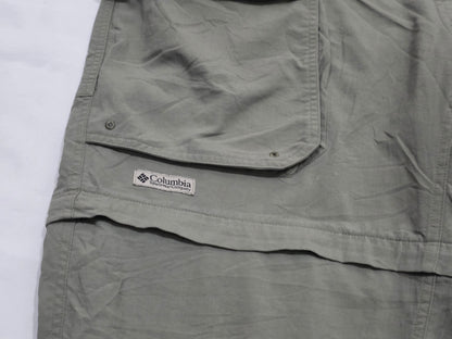 Pantalon Columbia Convertible Xgrande Xl Verde