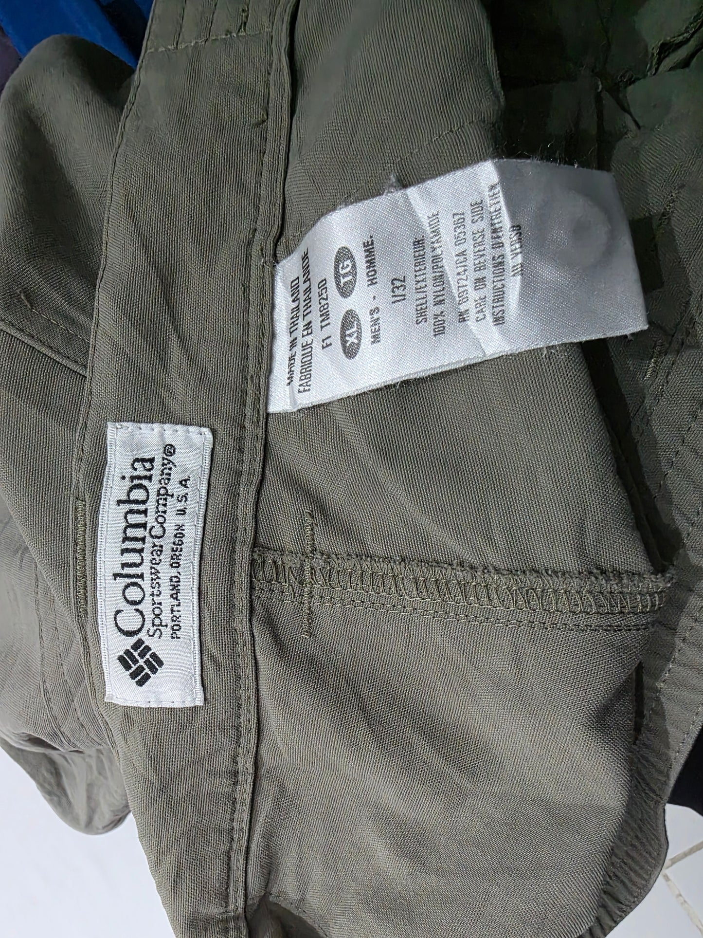 Pantalon Columbia Convertible Xgrande Xl Verde