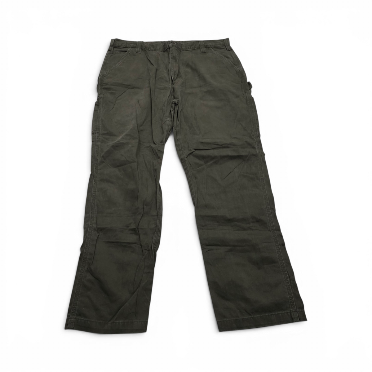 Pantalon Carhartt 42x32 Verde Deslavado