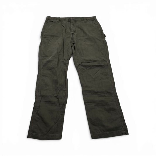 Pantalon Carhartt 42x32 Verde Deslavado