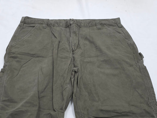 Pantalon Carhartt 42x32 Verde Deslavado