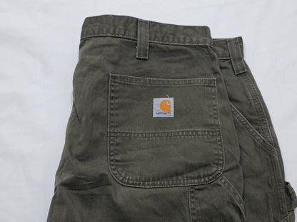 Pantalon Carhartt 42x32 Verde Deslavado