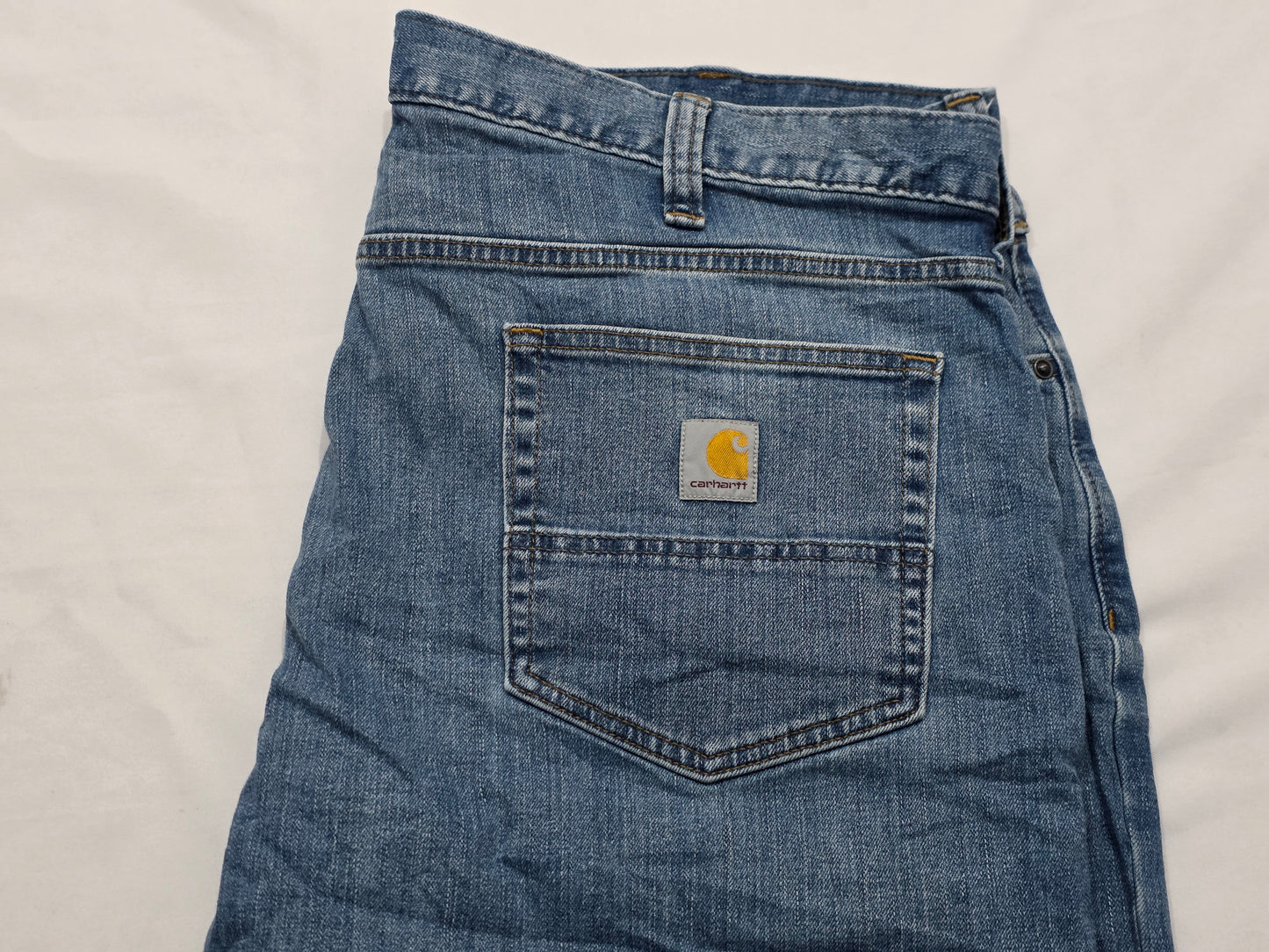 Pantalon Carhartt 42x32 Azul Deslavado Relaxed