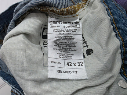 Pantalon Carhartt 42x32 Azul Deslavado Relaxed