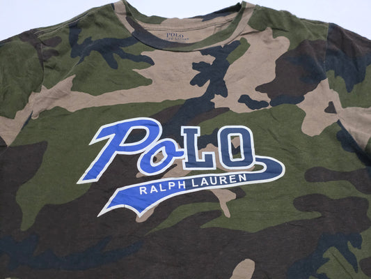 Playera Ralph Lauren Adolescente L 14-16 Verde Militar